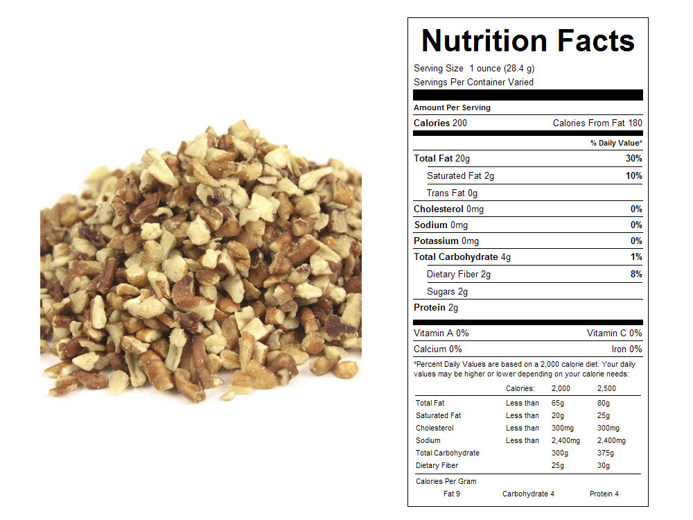 Buy Fancy Small Bulk Pecan Pieces (30 lbs) Vending Machine Supplies