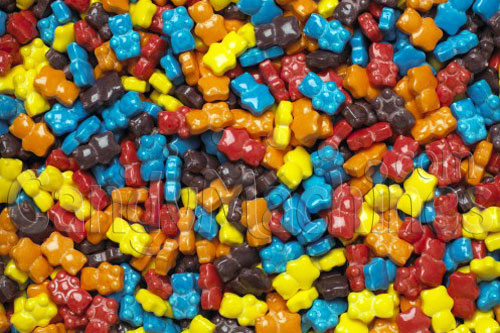 teddy bear with candy