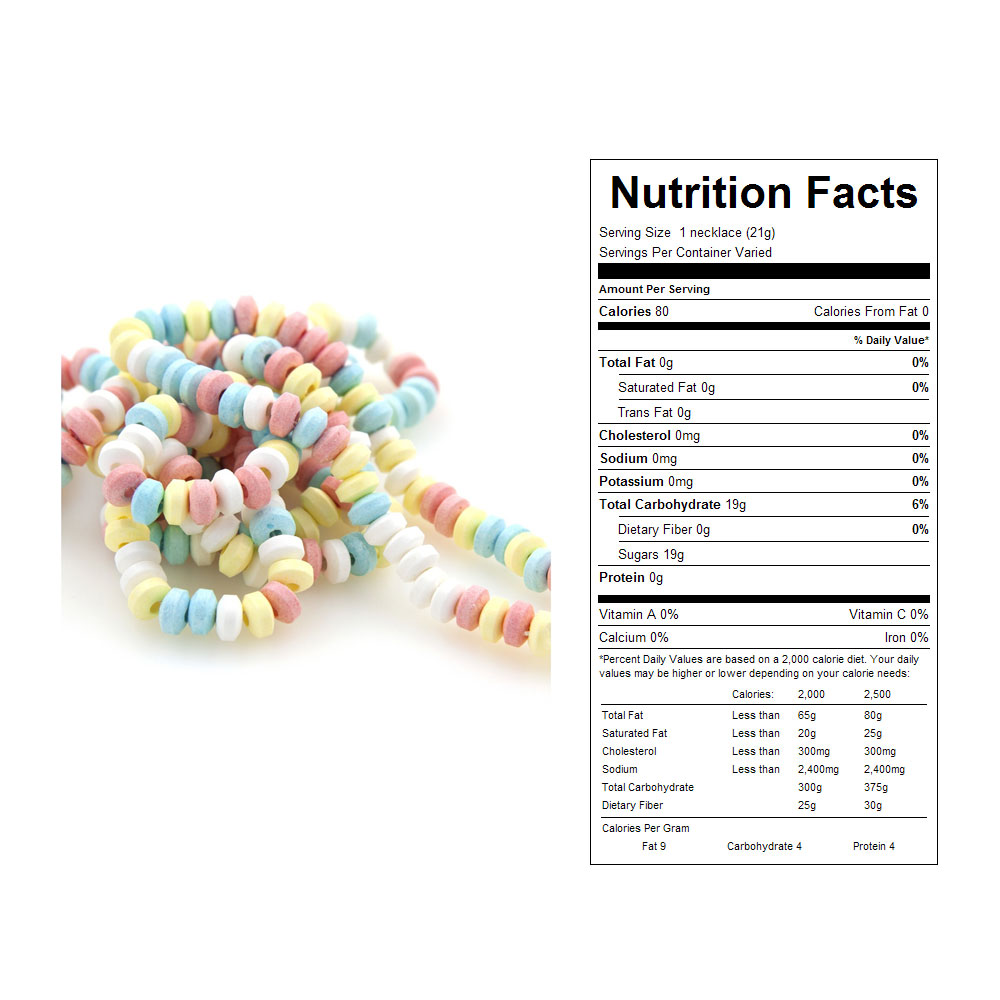 Buy Candy Necklaces Bulk Candy (600 ct) Vending Machine Supplies For Sale