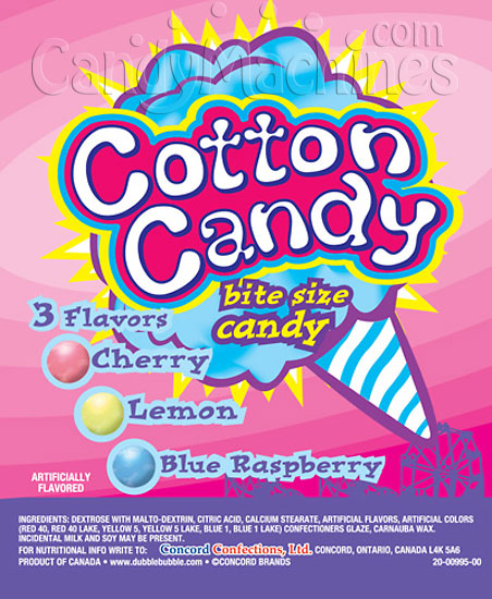 Buy Cotton Candy Bulk Candy - Vending Machine Supplies For Sale
