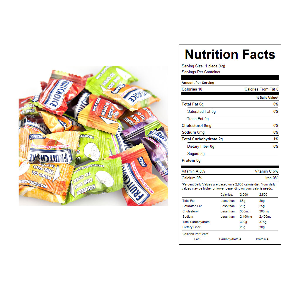 Buy FruitChoice Assorted Fruit Gummy Candies Bulk Candy (30 lbs) Vending Machine Supplies For Sale