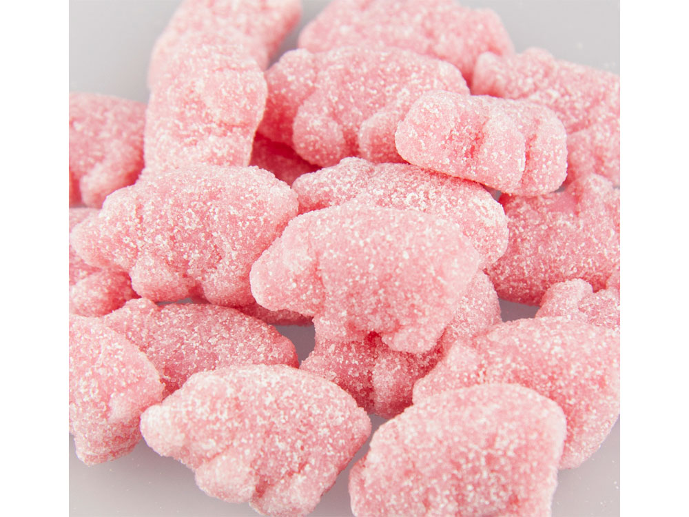 Buy Sour Gummy Pink Pigs Bulk Candy (6 lbs) Vending Machine Supplies