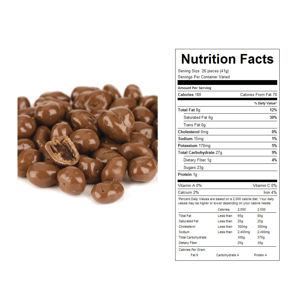 Buy Milk Chocolate Raisins Bulk Candy (25 lbs) Vending Machine