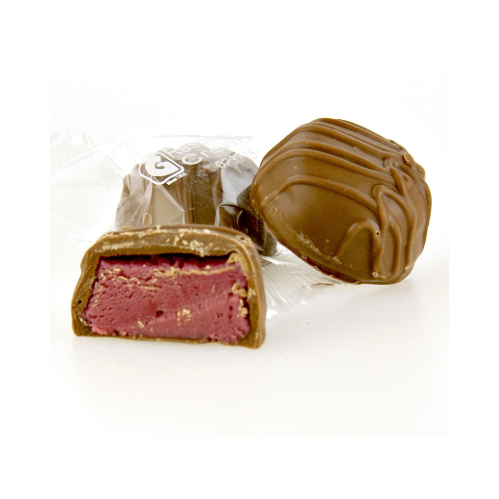 Buy Milk Chocolate Raspberry Creams Bulk Candy (10 lbs) Vending