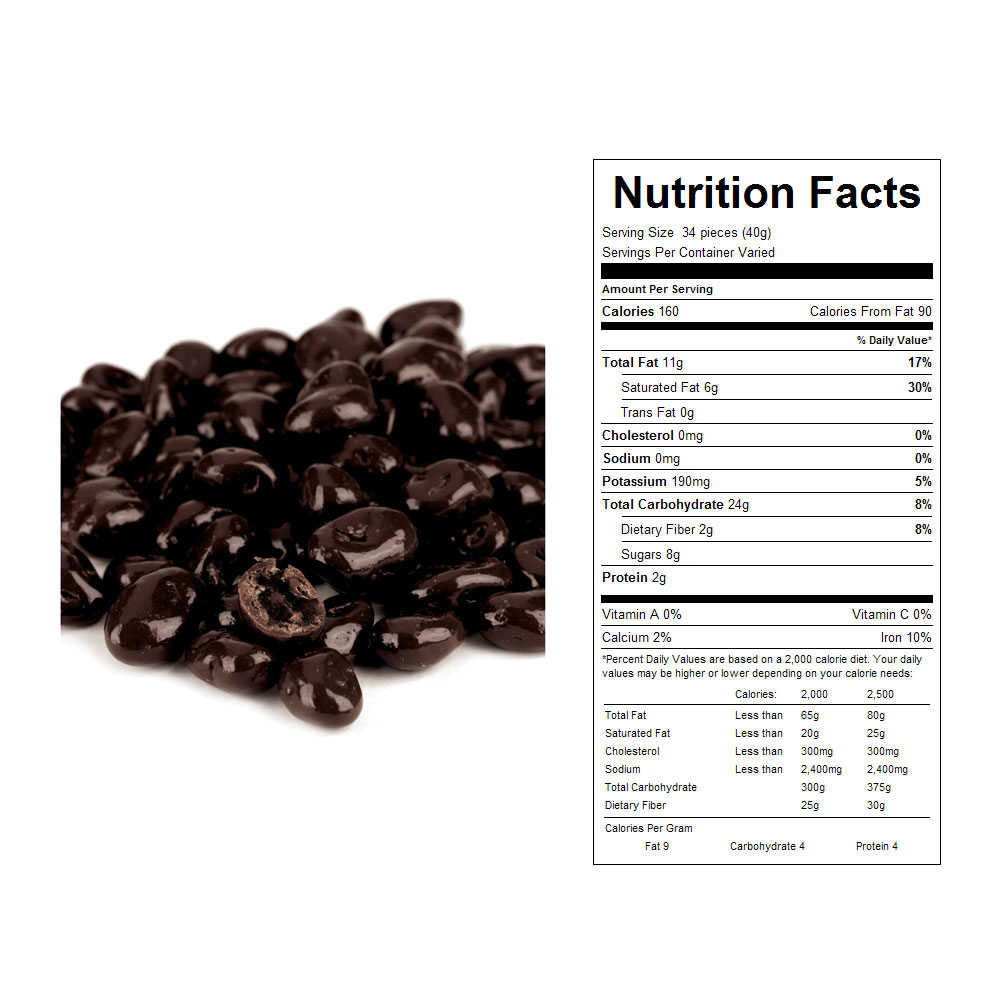 Buy No Sugar Added, Dark Chocolate Raisins Bulk Candy (10 lbs