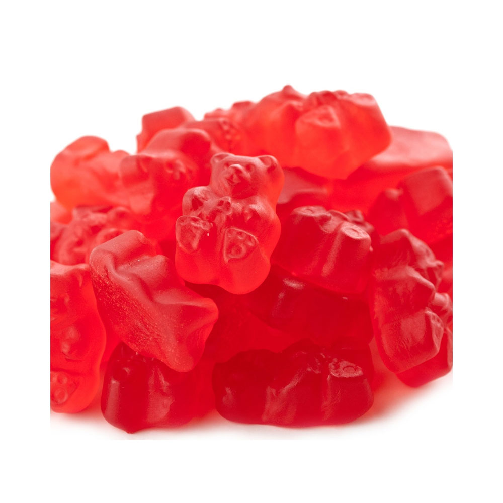 Buy Red Raspberry Gummy Bears Bulk Candy (20 lbs) Vending Machine Supplies For Sale