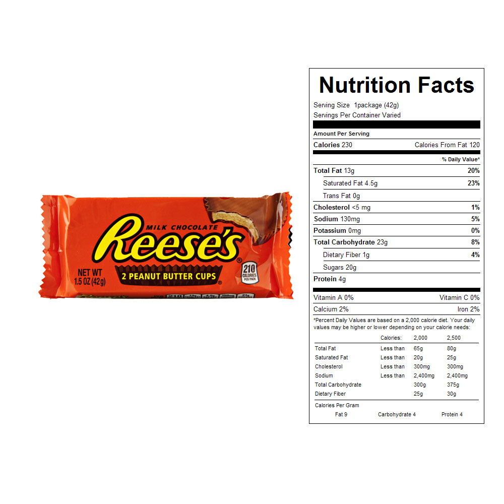 Nutrition Reeses Peanut Butter Cup – Runners High Nutrition