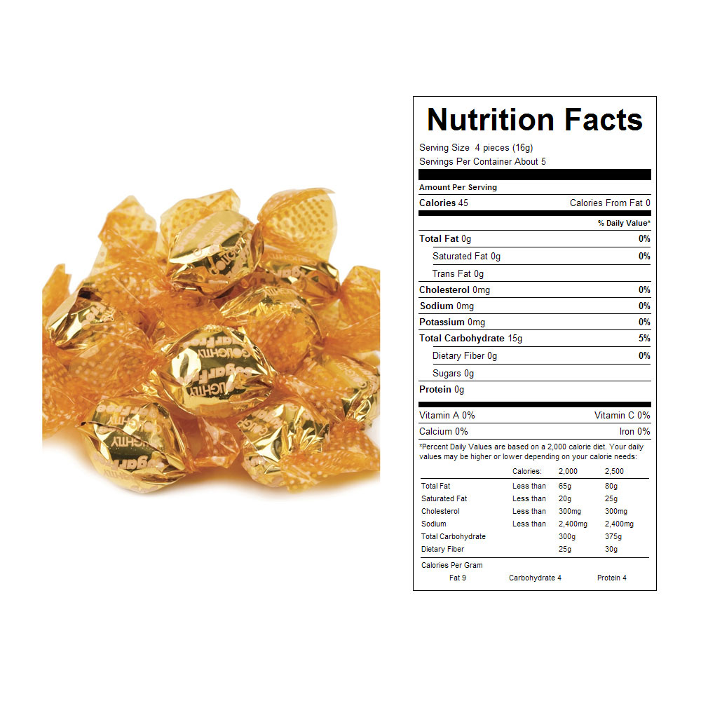 Buy Sugar Free, Butterscotch Candies Bulk Candy (5 lbs) - Vending