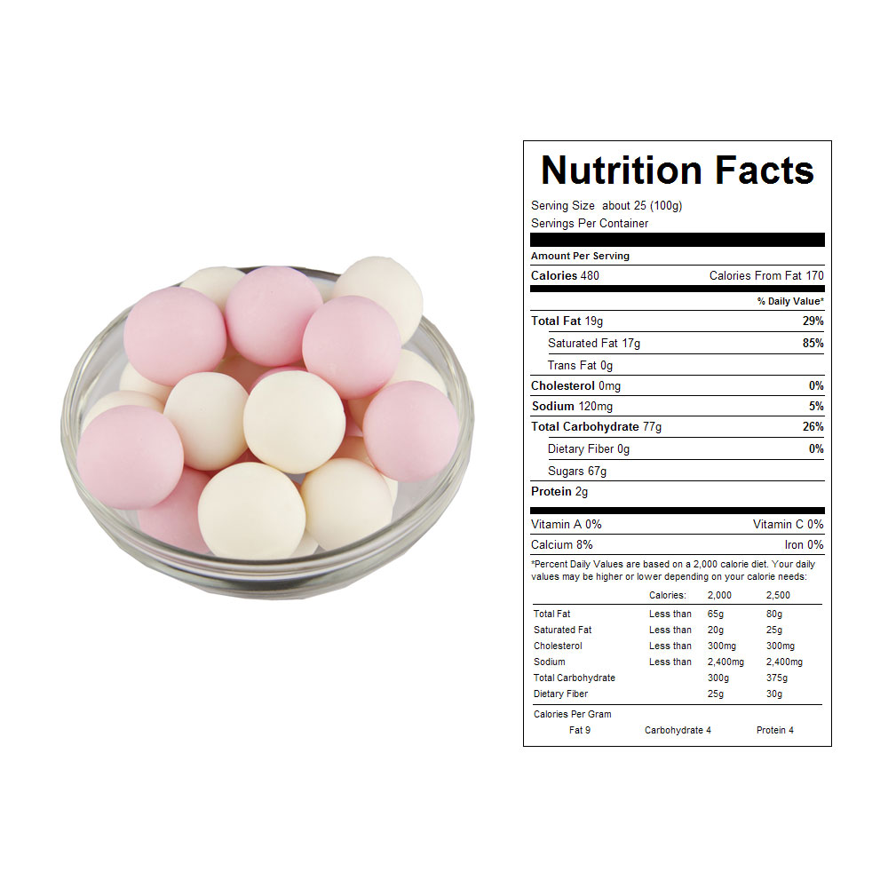 Buy Strawberry Malt Balls Bulk Candy (21 lbs) Vending Machine