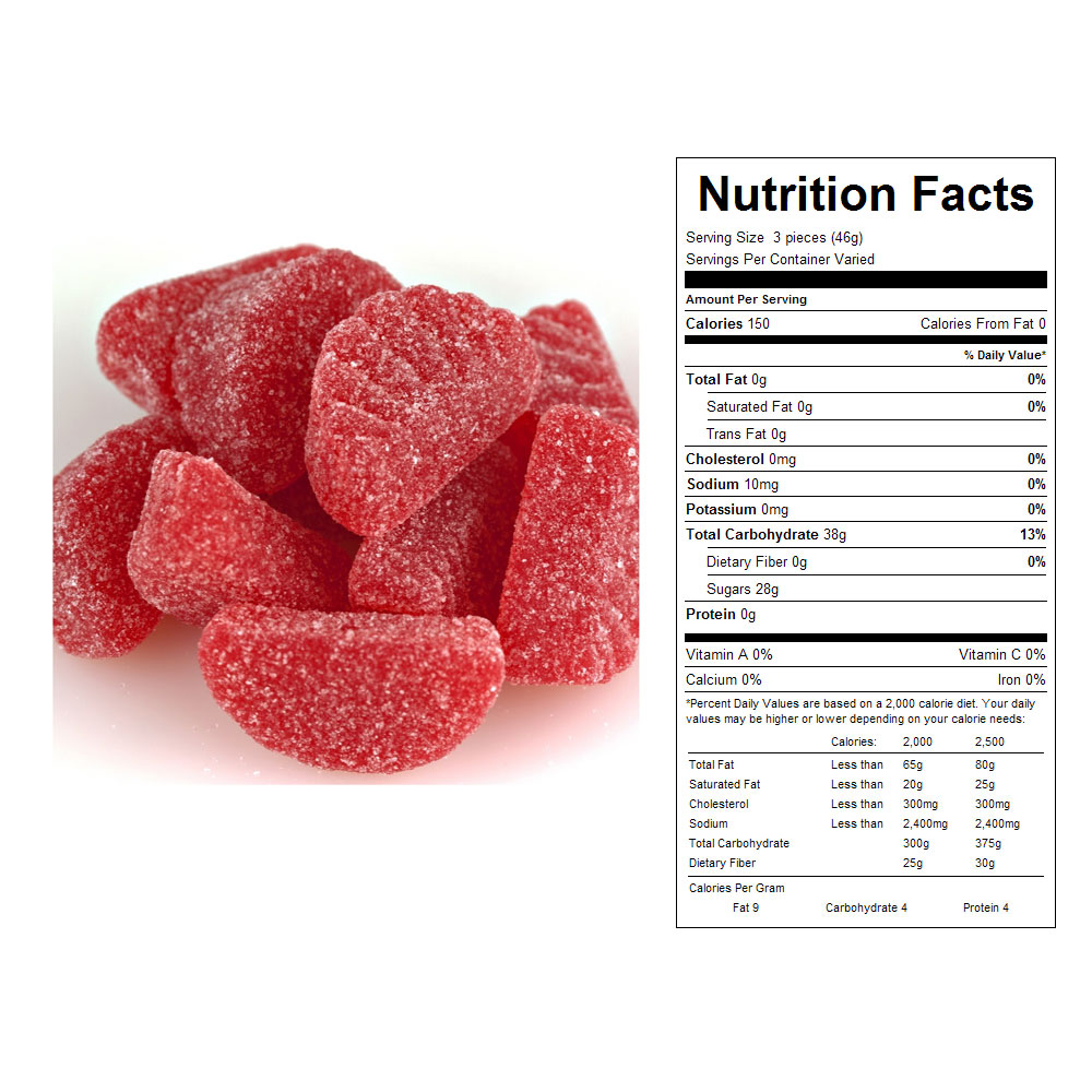 Buy Sugar Coated Cherry Slices Bulk Candy (30 lbs) Vending Machine