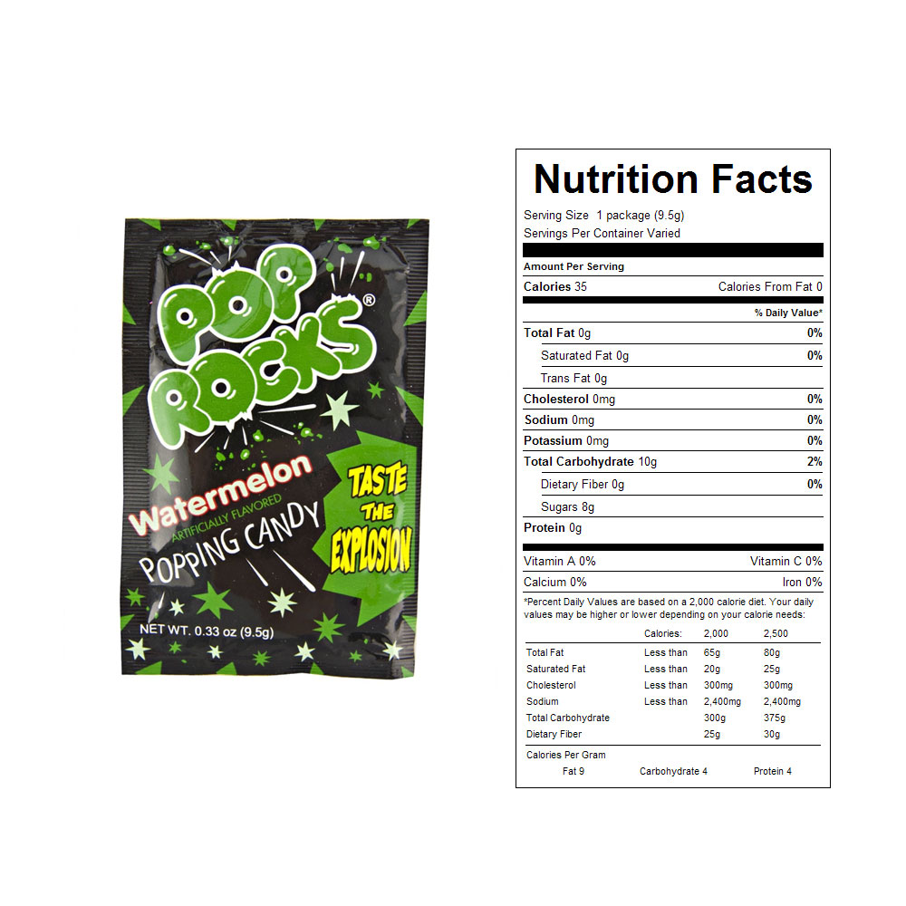 Buy watermelon pop rocks bulk candy 24 ct vending machine supplies