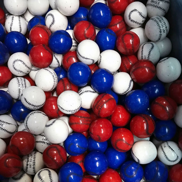 Playball Baseball Vending Gumballs (1 inch/850 ct)
