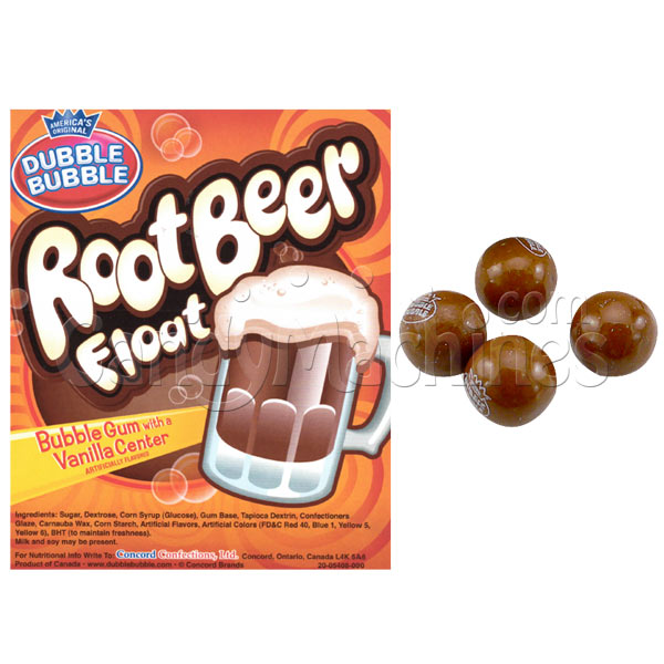 Root Beer Float Vending Gumballs (1inch /850 ct)