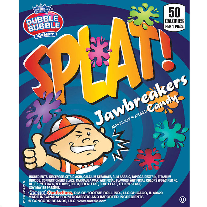Splat Candy Center Jawbreakers Bulk Jawbreakers