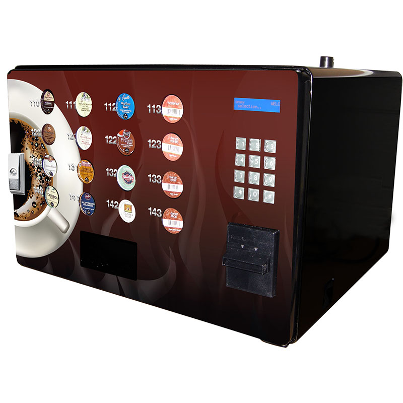 Seaga SS16 KCup Vending Machine with Credit Card Reader