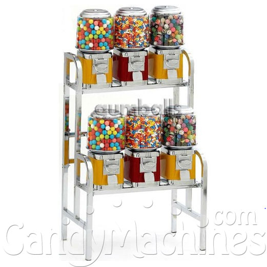 Rhino 6 Unit All Metal Bulk Vending Machine Combo
