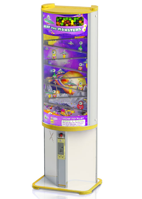 Buy Beat the Monsters Gumball Machine - Vending Machine Supplies For Sale