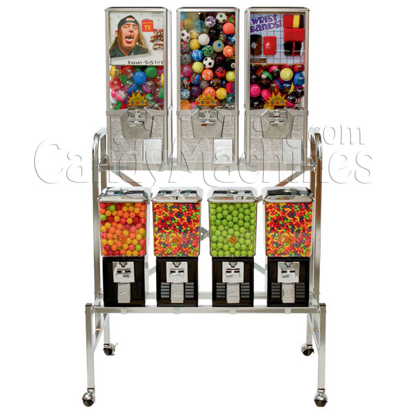 Buy Northwestern 7 Unit Toy and Gumball Vending Machine Combo II