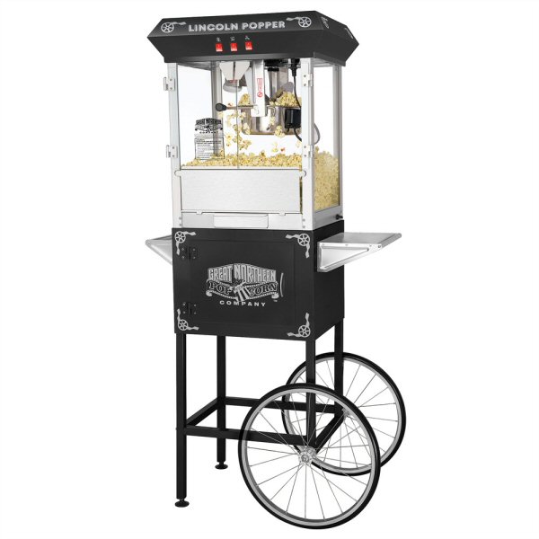 Buy Lincoln Antique Popcorn Machine 8 oz. with Cart Vending Machine
