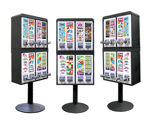 Buy Sticker and Tattoo Vending Machines - 8 Stacked - Vending Machine Supplies For Sale