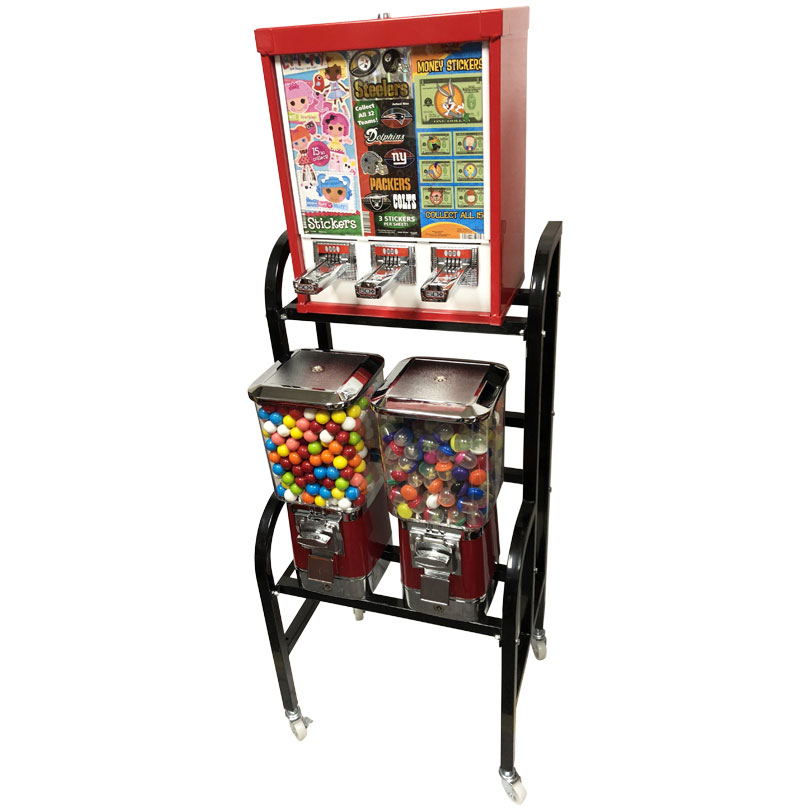 Buy ProVend 4 Unit Sticker and Tattoo Bulk Vending Rack Vending