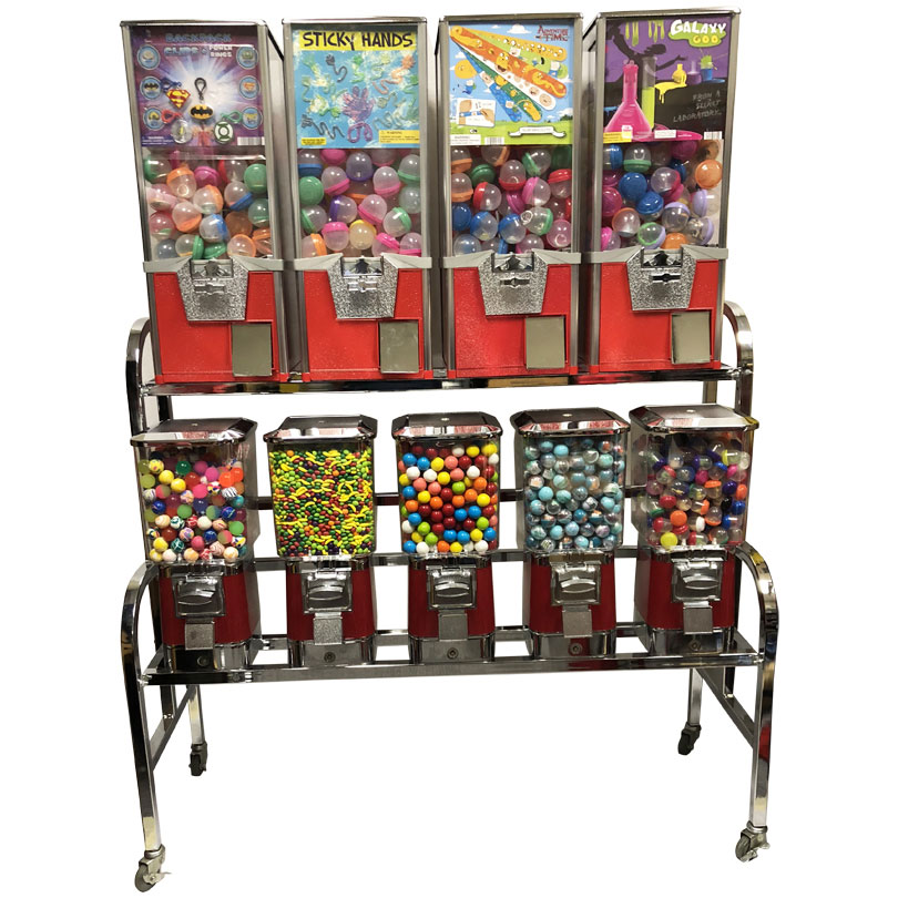 Buy ProVend 9 Unit Toy Vending Bulk Vending Rack Vending Machine