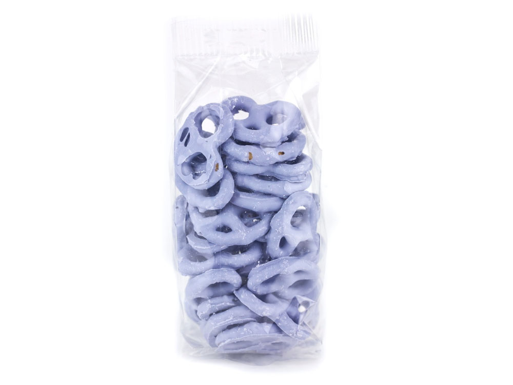 Buy Blueberry Yogurt Covered Pretzels Prepackaged (4 lbs) Vending