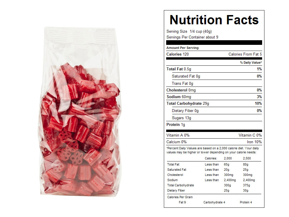 Buy Cherry Licorice Bites Prepackaged Candy (9 lbs) Vending Machine