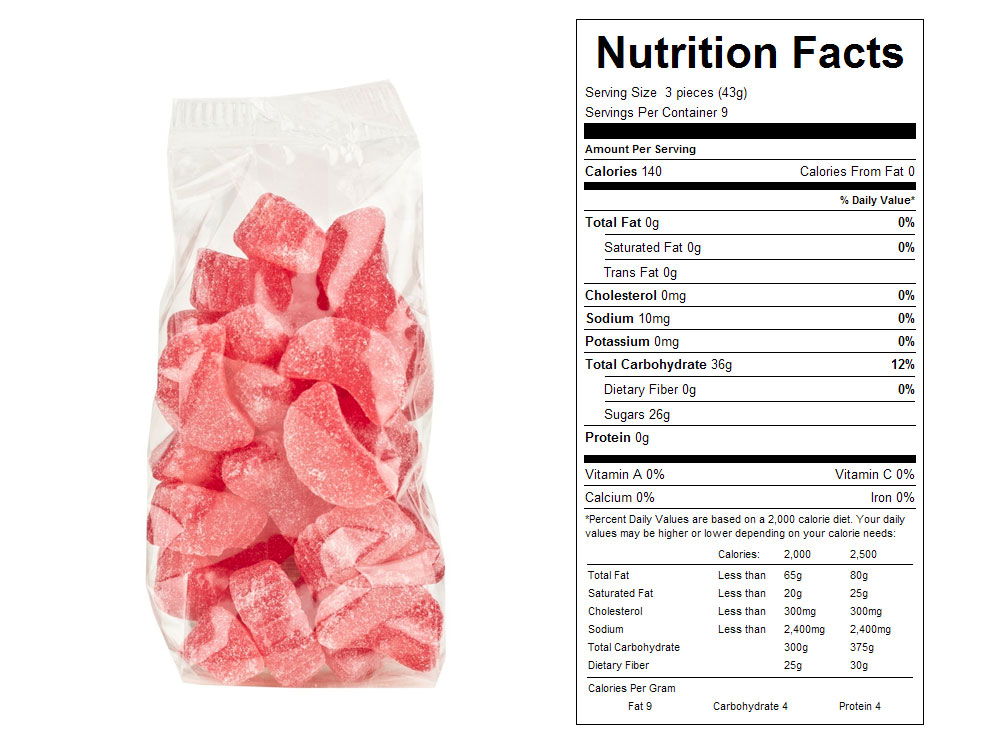 Buy Cherry Slices Prepackaged Candy (10 lbs) Vending Machine Supplies