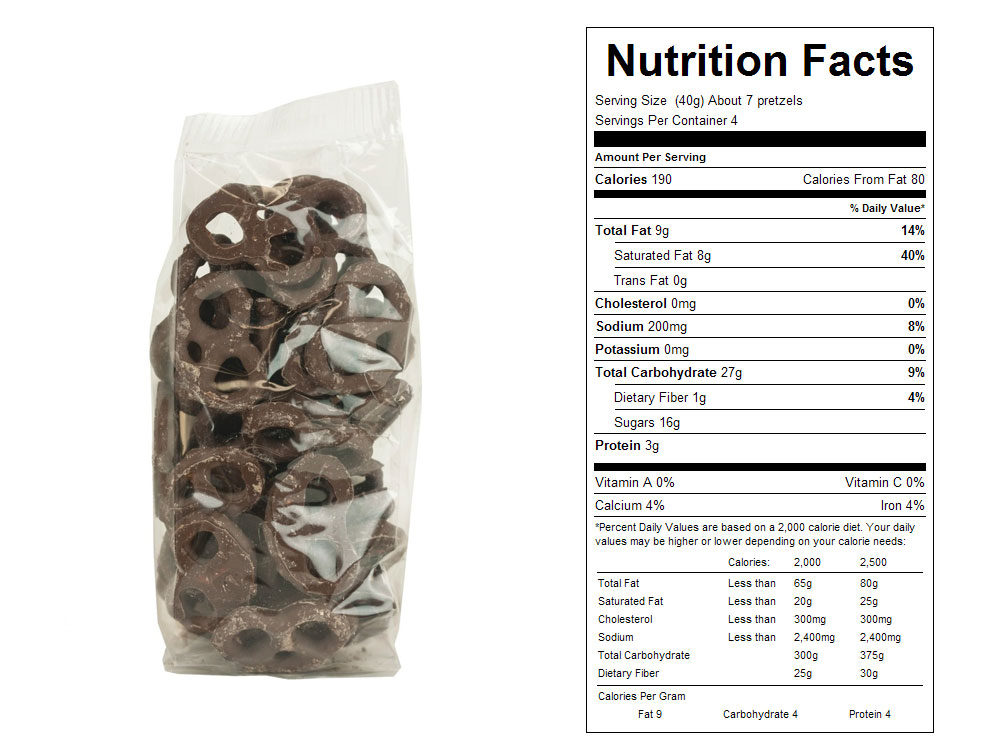 Chocolate Covered Pretzels Nutrition Info Flipz Covered Pretzels
