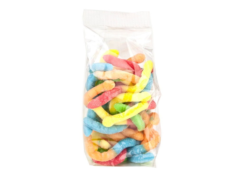Buy Neon Gummy Worms Prepackaged Candy (6 lbs) Vending Machine