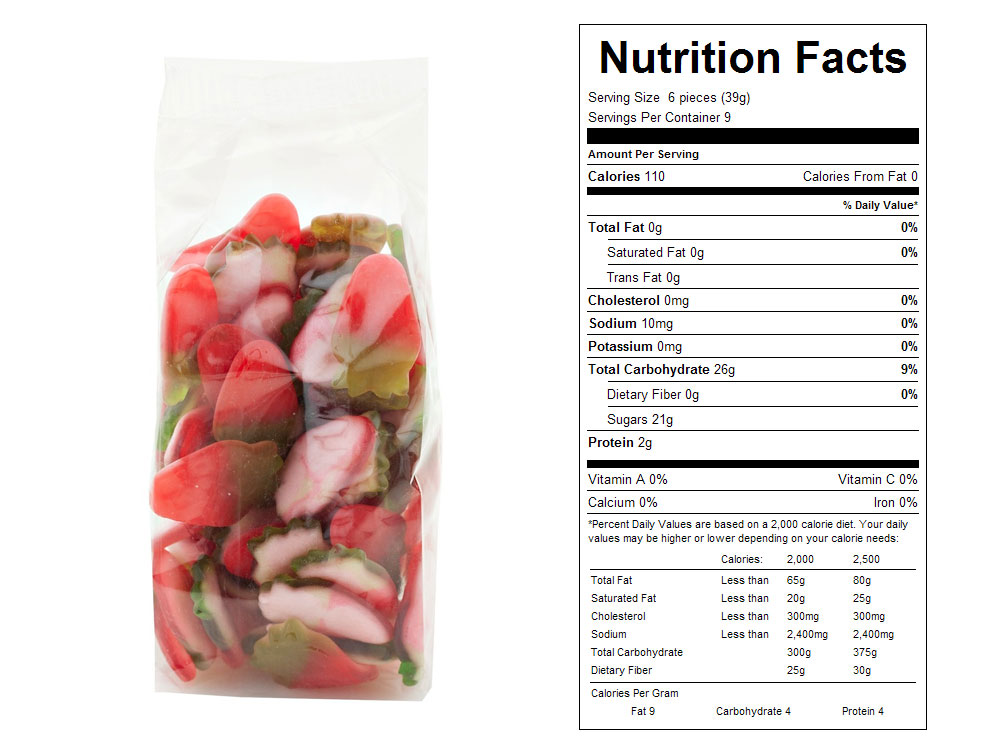 Buy Strawberries and Cream Prepackaged Gummy Candy (9 lbs) Vending Machine Supplies For Sale