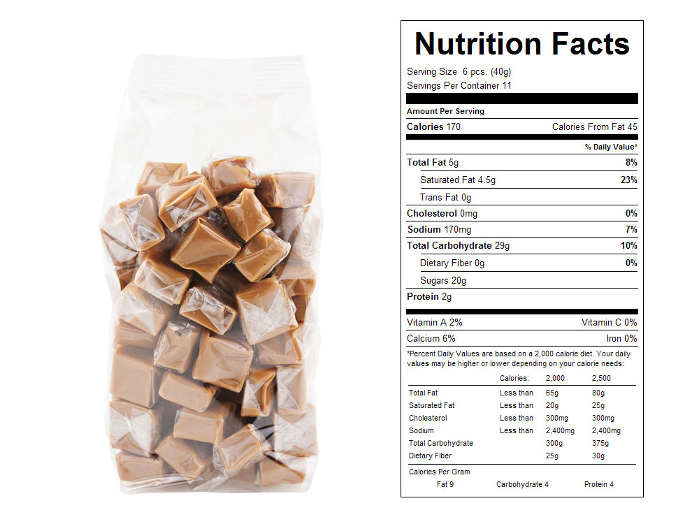 Buy Vanilla Milk Caramels Prepackaged Candy (11 lbs) Vending Machine