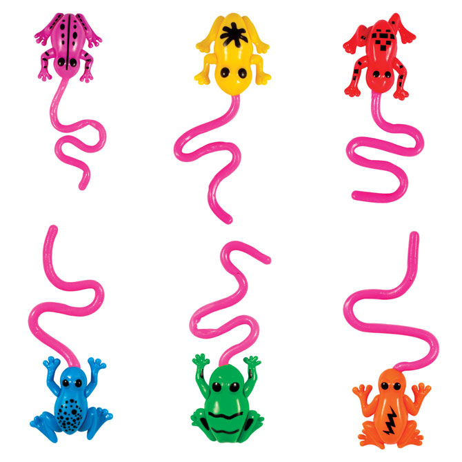 sticky frog toy