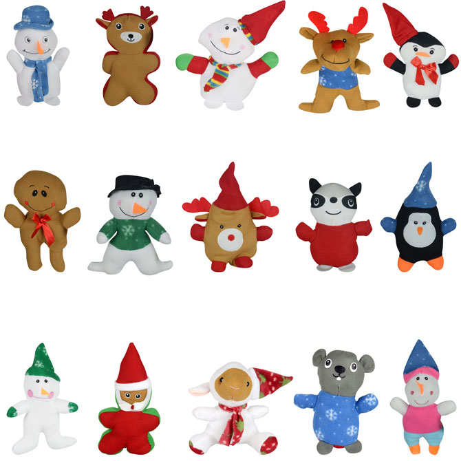 small christmas soft toys