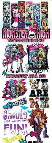 monster high tattoos