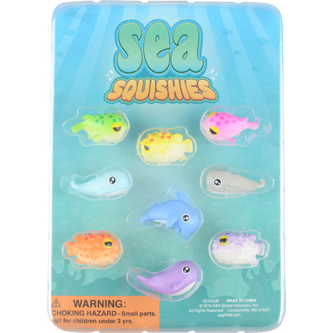 squishy sea animal toys