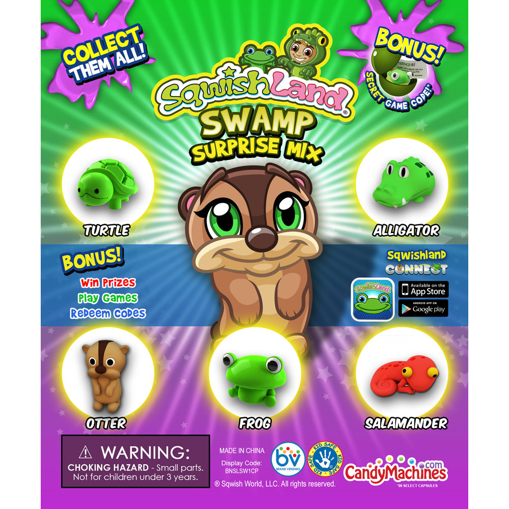 Buy Sqwishland Swamp Vending Capsules Vending Machine Supplies For Sale