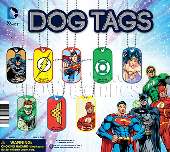 Buy DC Comics Dog Tags Vending Capsules Vending Machine Supplies For Sale