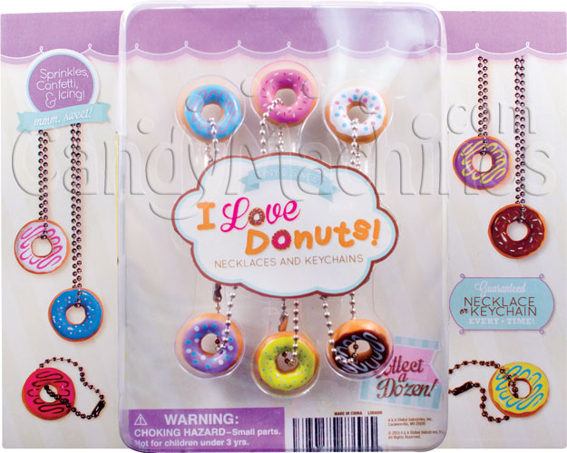 I Love Donuts 2 inch Toy Vending Capsules