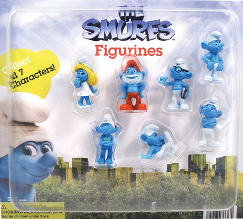 smurf figurines