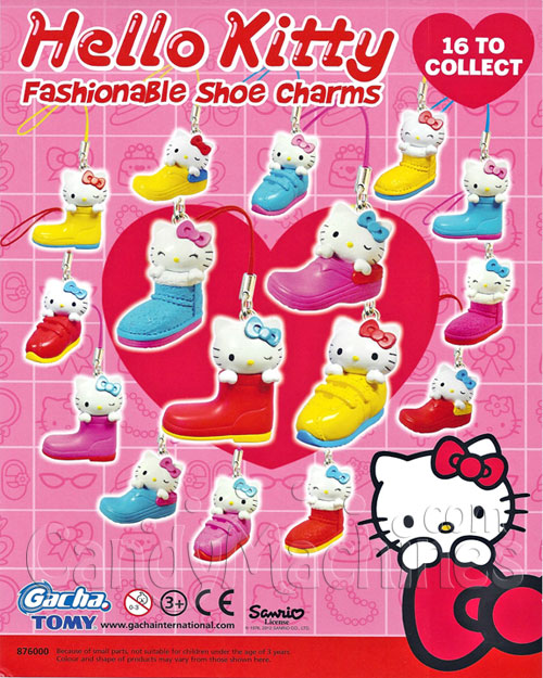 Order Hello Kitty Fashionable Shoe Charms Vending Capsules