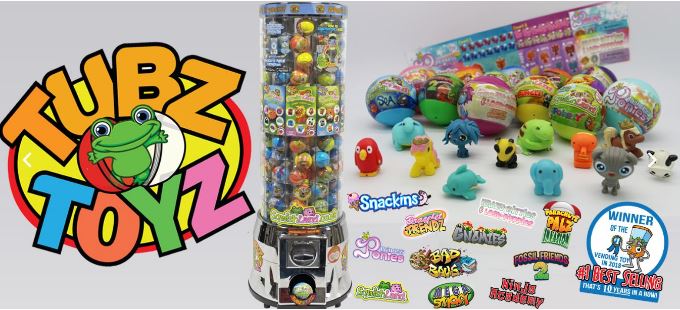Tubz Toy Tower Vending Machine