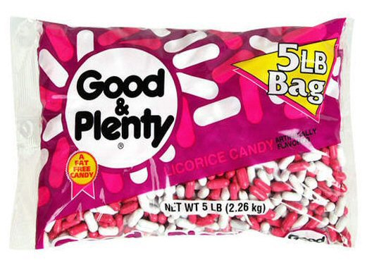 Good & Plenty Licorice Candy - 5 lbs.