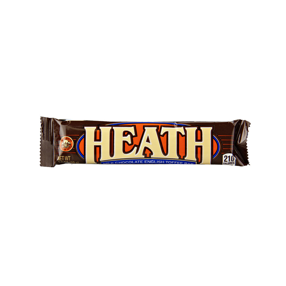 Heath Candy Bar Ingredients.