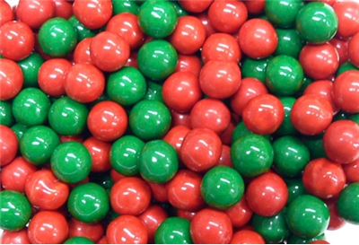 Sixlets Chocolate Candy Green & Red Mix