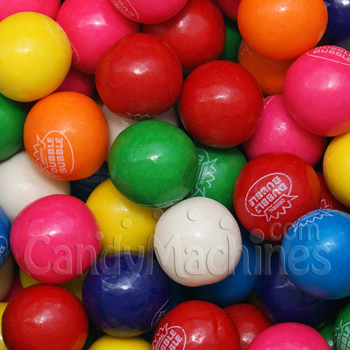 Assorted Dubble Bubble Logo Gumballs