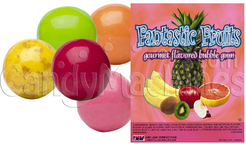 Fancy Fruits Gumballs 1080 ct.