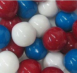 Red, White & Blue Gumballs