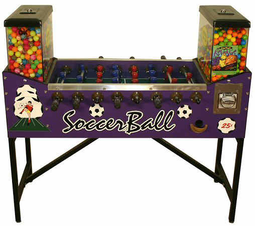 Foosball Soccer Gumball Machine